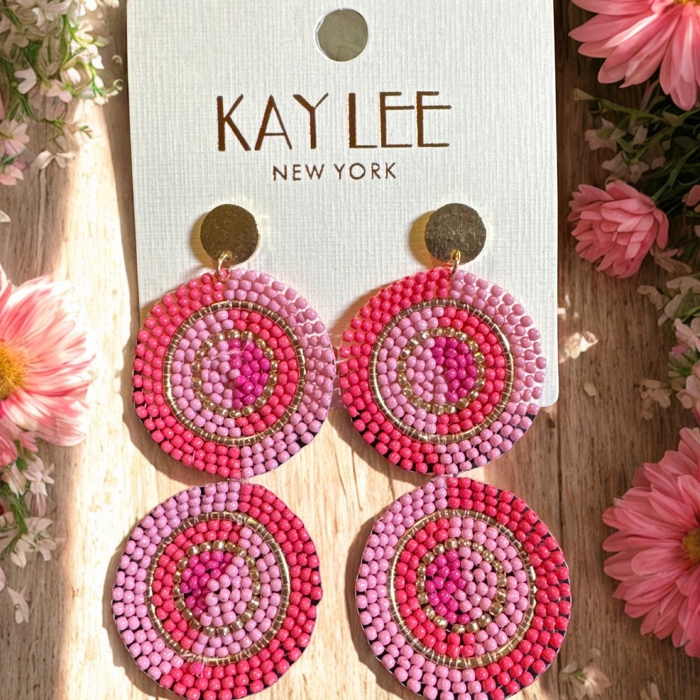 Kay Lee Seed Bead Earrings